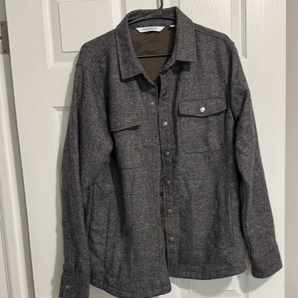 Peter Millar Charcoal Shirt Jacket